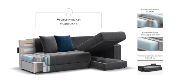 Угловой диван Дубай