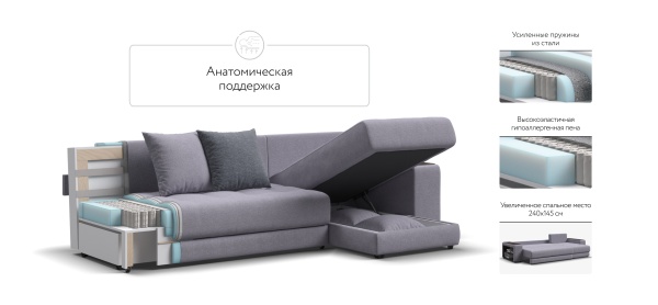 Угловой диван Дубай