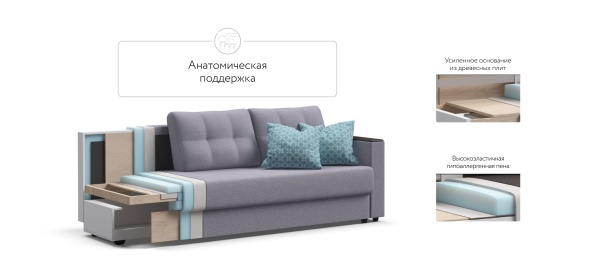 Диван Атланта (Атланта 3 SE)