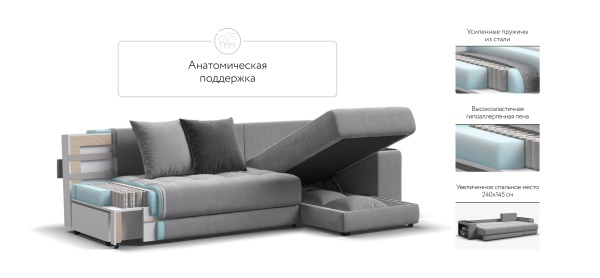 Угловой диван Дубай