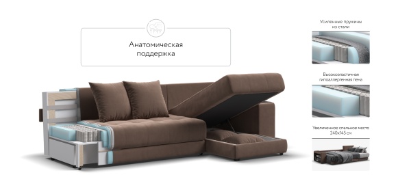 Угловой диван Дубай